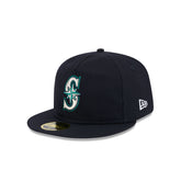Seattle Mariners Boho Wool Retro Crown 59FIFTY Fitted Hat