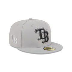 Tampa Bay Rays Cracked Cement 59FIFTY Fitted Hat