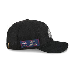 Chicago Cubs Navy Merino & Cashmere Moon Retro Crown 9FIFTY Adjustable Hat