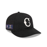 Cincinnati Reds Navy Merino & Cashmere Moon Retro Crown 9FIFTY Adjustable Hat