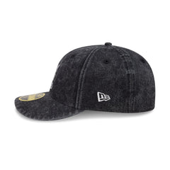 Atlanta Braves Black Denim Low Profile 59FIFTY Fitted Hat