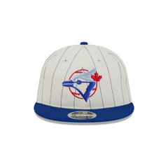 Lost & Found x Toronto Blue Jays Pinstripe Retro Crown 9FIFTY Adjustable Hat