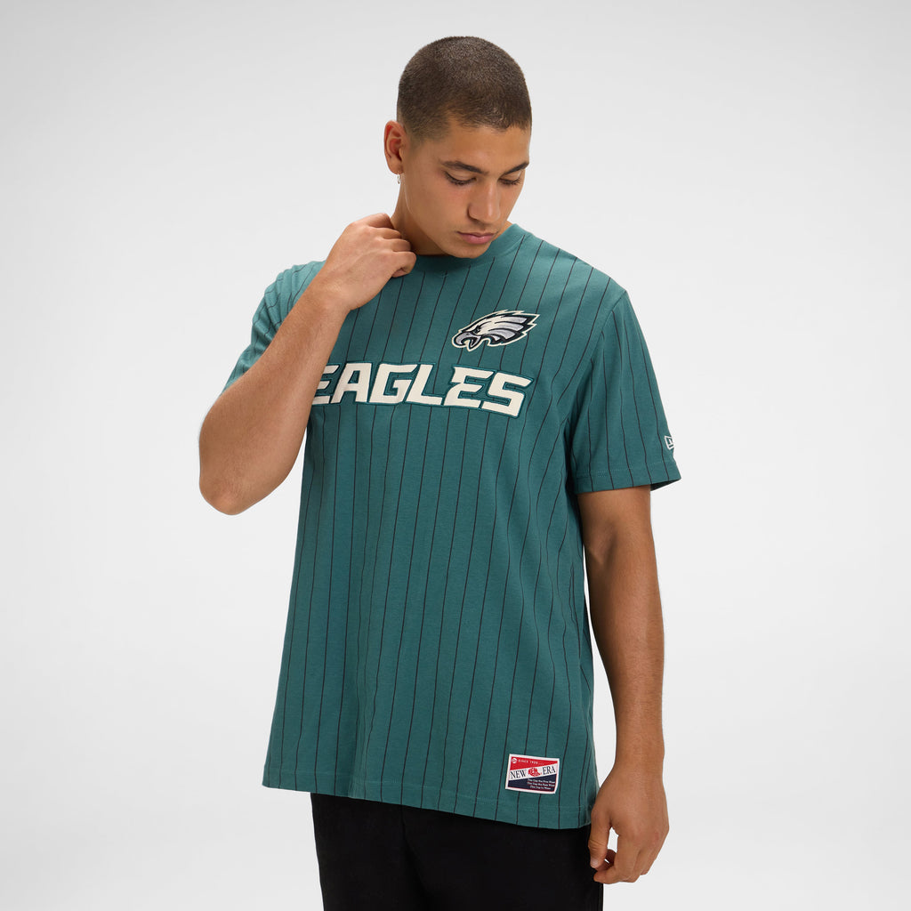 Atlanta Braves Throwback Retro Pinstripe T-Shirt