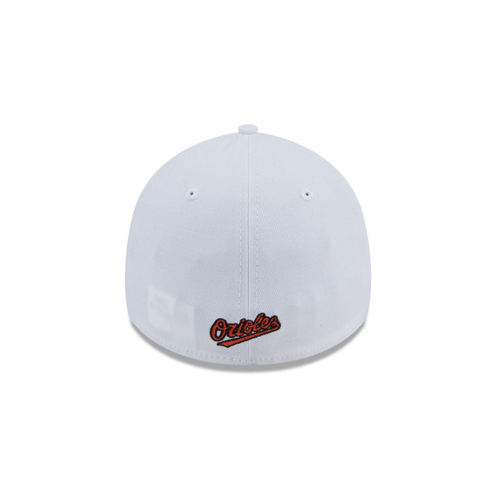 Baltimore Orioles Optic White 39THIRTY Stretch Fit Hat