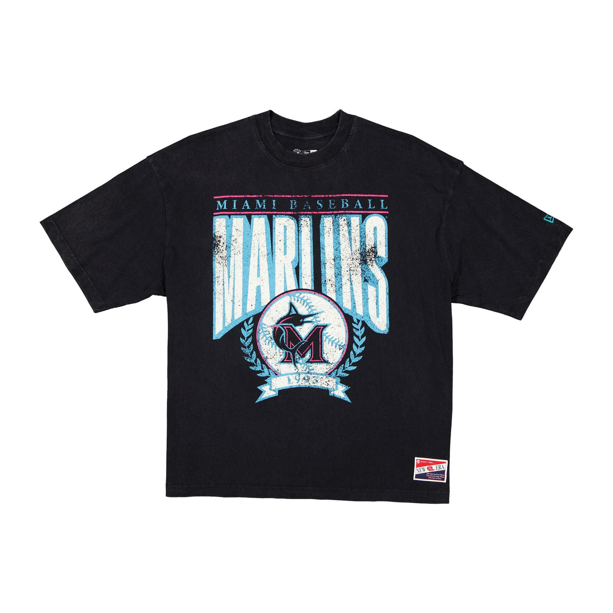 Miami Marlins City Connect Distressed T-Shirt
