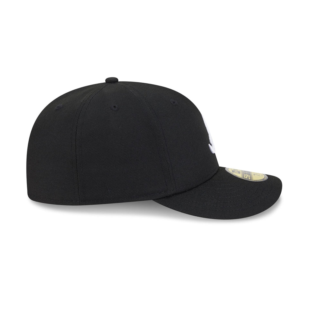 Atlanta Braves Tonal Florals Black 59FIFTY Fitted Hat