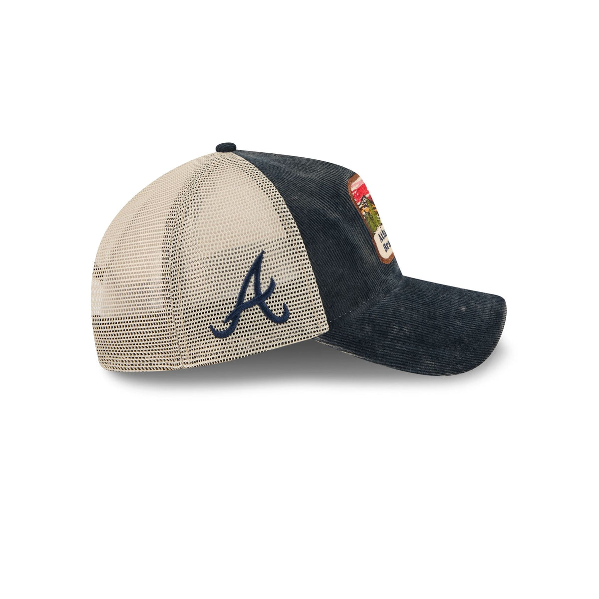 Atlanta Braves Vintage Landscape 9TWENTY A-Frame Trucker Hat