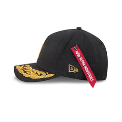 Alpha Industries x Los Angeles Dodgers Black 9FORTY M-Crown A-Frame Snapback Hat