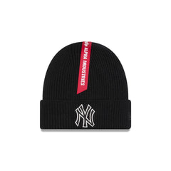 Alpha Industries x New York Yankees Black Cuff Knit Hat