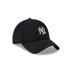 New York Yankees Quilted Satin Black 9TWENTY Adjustable Hat