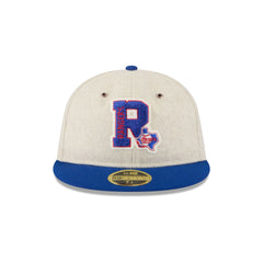 Texas Rangers Wool Letterman Retro Crown 59FIFTY Fitted Hat