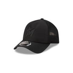 Miami Marlins 2026 Batting Practice Black 9FORTY APEX Trucker Hat