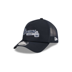 Atlanta Braves 2026 Batting Practice Alt Tomahawk 9FORTY APEX Trucker Hat