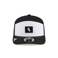 Chicago White Sox 2026 Clubhouse Black & White Split Panel 9SEVENTY Stretch-Snap Hat