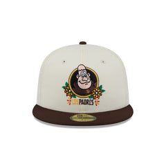 San Diego Padres Day of the Dead Sugar Skull Mascot 59FIFTY Fitted Hat