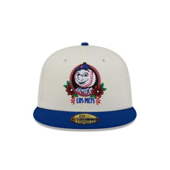 New York Mets Day of the Dead Sugar Skull Mascot 59FIFTY Fitted Hat