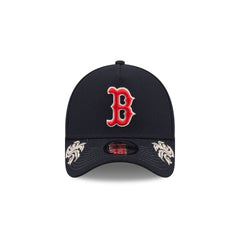 Boston Red Sox Script 9FORTY A-Frame Snapback Hat