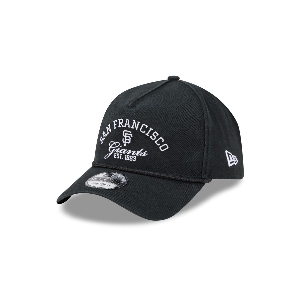 San Francisco Giants Stacked Rope 9FORTY A-Frame Snapback Hat