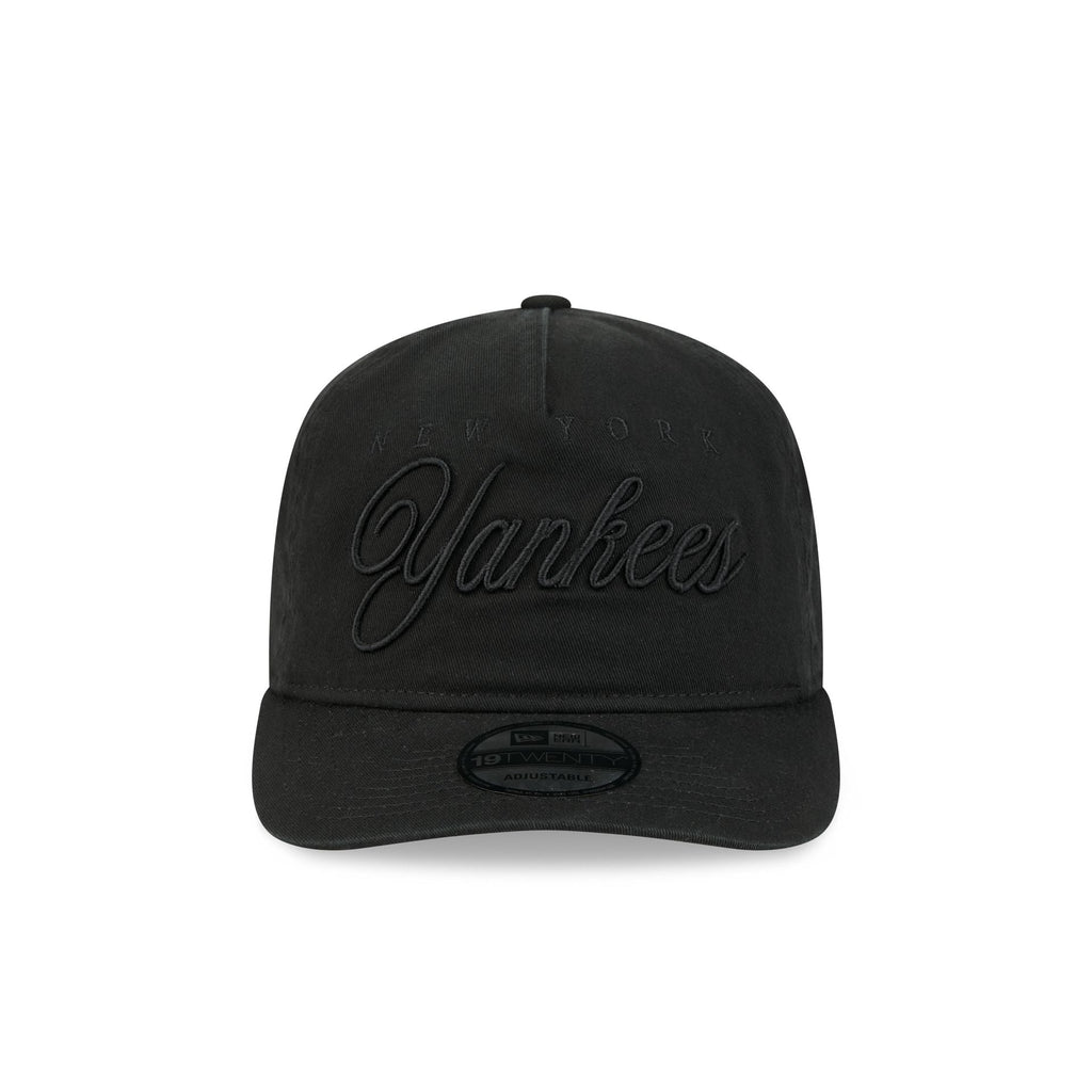 New York Yankees All Black Scripted 19TWENTY Adjustable Hat
