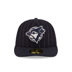 Toronto Blue Jays Pinstripe Merino & Cashmere Moon 59FIFTY Fitted Hat