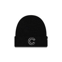 Chicago Cubs Cashmere Black Cuff Knit Hat