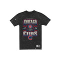 Chicago Cubs Throwback Washed Graphic Black T-Shirt