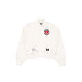 Atlanta Braves Women's Chrome White Quarter Zip