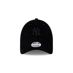 New York Yankees Black Corduroy Women's 9FORTY Adjustable Hat