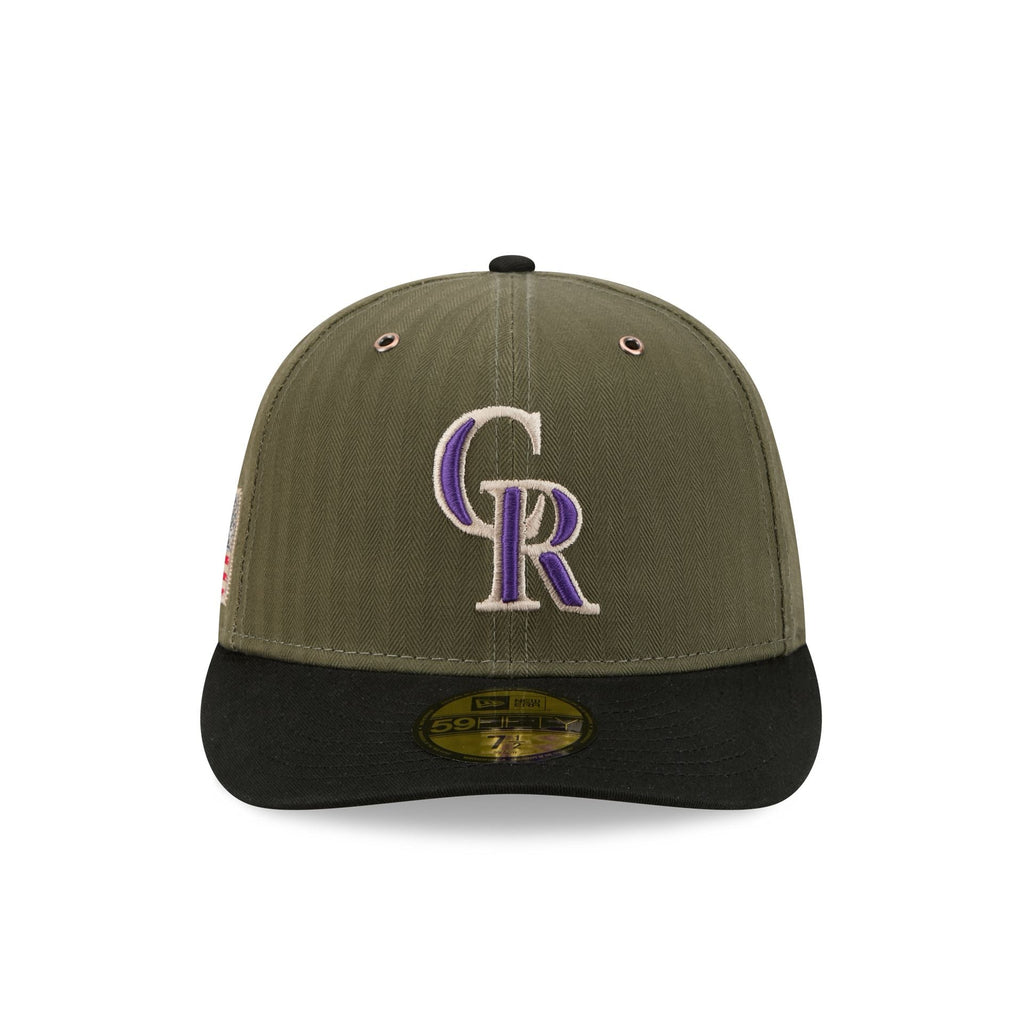 Colorado Rockies Three Looms American Herringbone 59FIFTY Fitted Hat