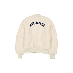 Alpha Industries x Atlanta Braves Women's Sherpa MA-1 Flight Jacket