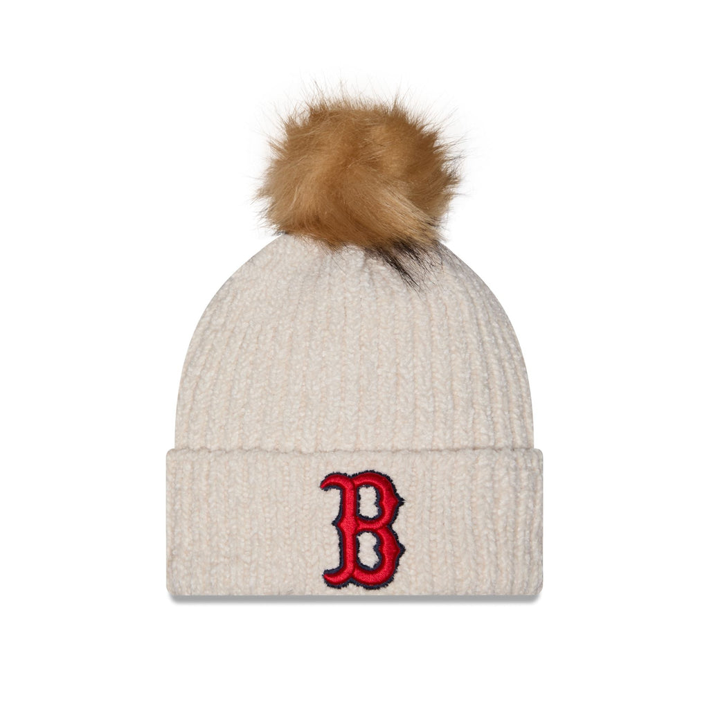 Boston Red Sox Women's Sandy Linen Pom Knit Hat