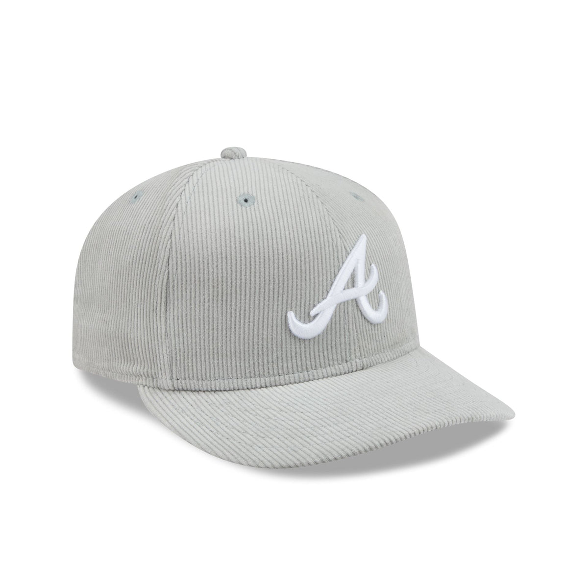 Atlanta Braves Light Gray Corduroy 59FIFTY Fitted Hat