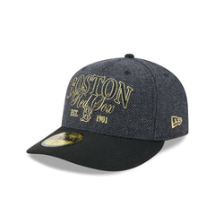 Boston Red Sox Black Faux Wool 59FIFTY Fitted Hat