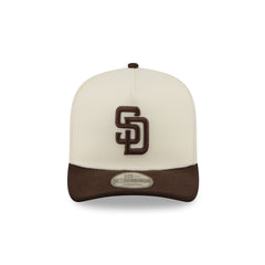 San Diego Padres Statement Back Chrome White 9FIFTY A-Frame Snapback Hat