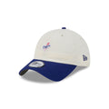 Los Angeles Dodgers Mini Logo Chrome White Casual Classic Adjustable Hat