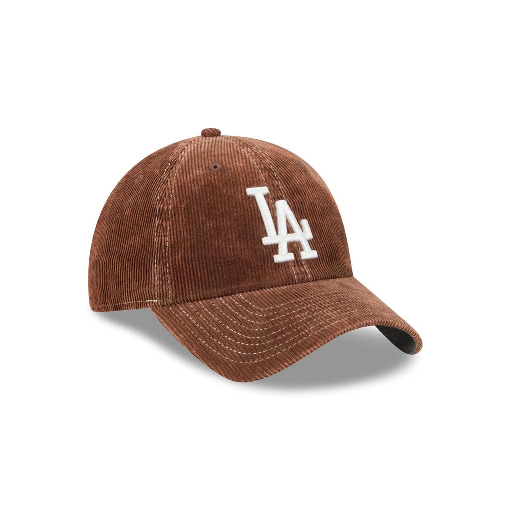 Los Angeles Dodgers Washed Brown Corduroy Casual Classic Adjustable Hat