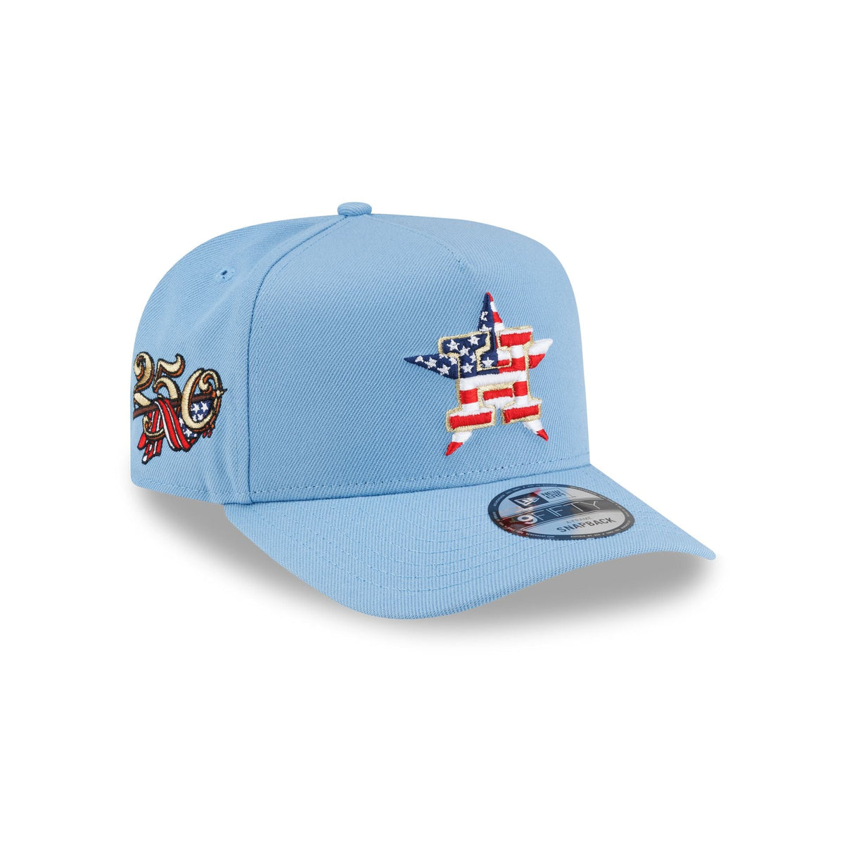 Houston Astros Red. White & Blue 9FIFTY A-Frame Snapback Hat