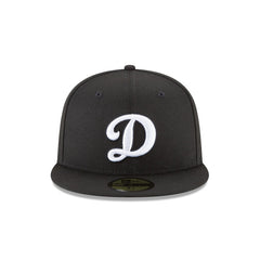 Los Angeles Dodgers Alternate Black and White Basic 59FIFTY Fitted Hat