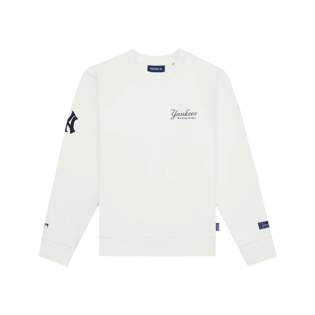 New York or Nowhere x New York Yankees Optic White Crewneck