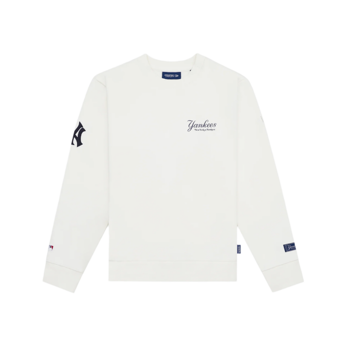 New York or Nowhere x New York Yankees Optic White Crewneck
